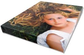 This is a gallery wrap where the images go all the way around