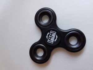 fidget spinners logo'd and numbered for all!